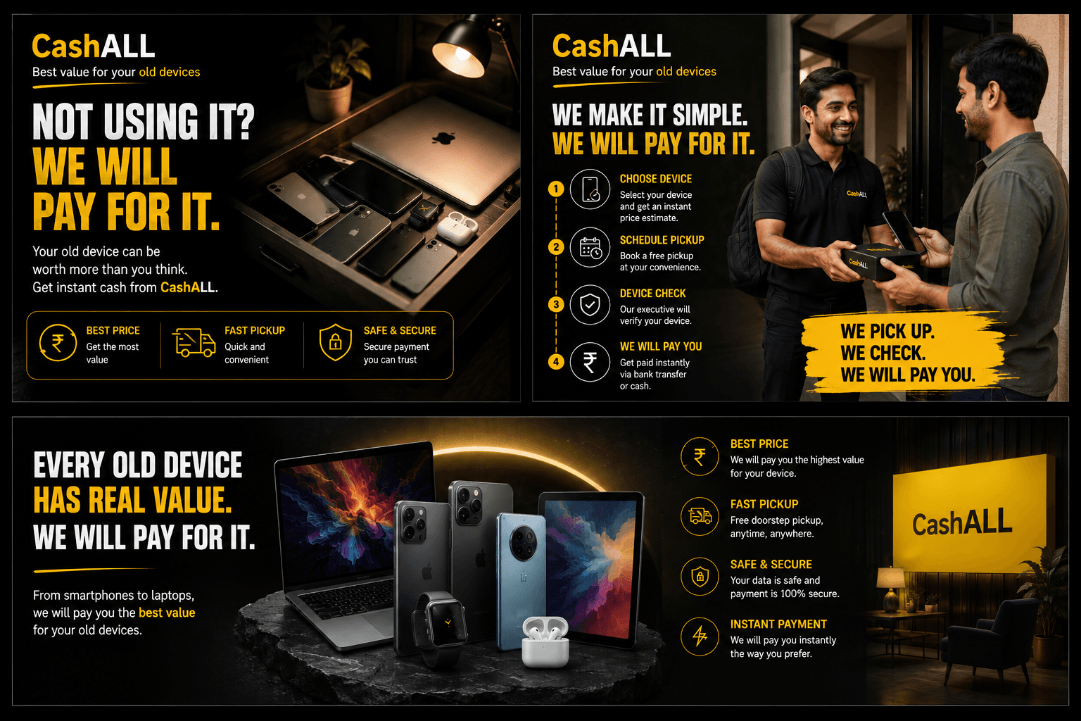 CashALL Fast Doorstep Pickup & Direct Payout
